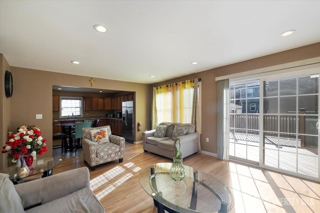 861 S Birch St S, Perth Amboy, NJ 08861 - living room with recessed lighting and light wood-style flooring