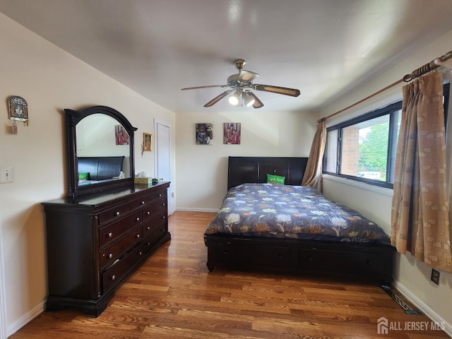 74 Probasco Rd, East Windsor, NJ 08520 - bedroom featuring wood finished floors and ceiling fan