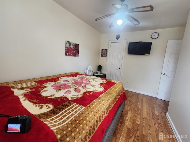 74 Probasco Rd, East Windsor, NJ 08520 - bedroom featuring wood finished floors and ceiling fan