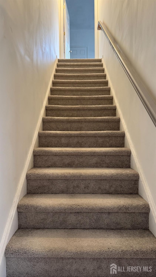 view of staircase