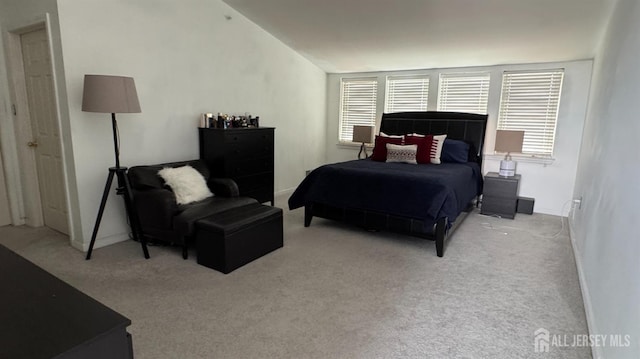 368 Rector St Unit 512, Perth Amboy, NJ 08861 - carpeted bedroom with multiple windows and vaulted ceiling