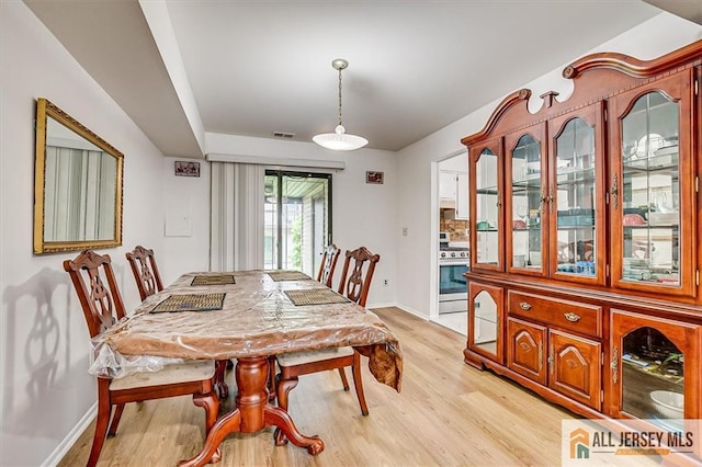 7402 Hana Rd, Edison, NJ 08817 - dining space featuring baseboards and light wood-style floors
