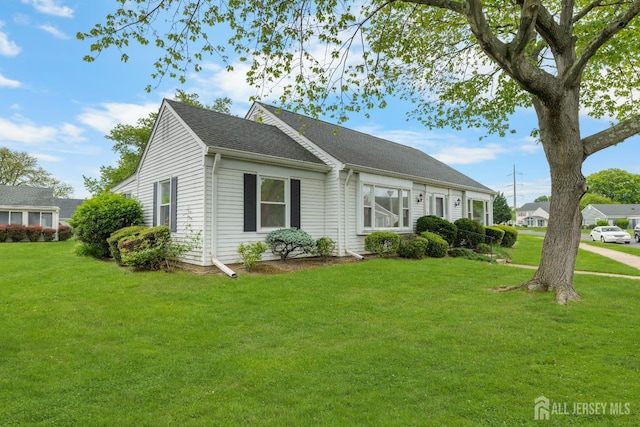 381-C Old Nassau Rd, Monroe, NJ 08831 - view of side of property featuring a yard and a shingled roof