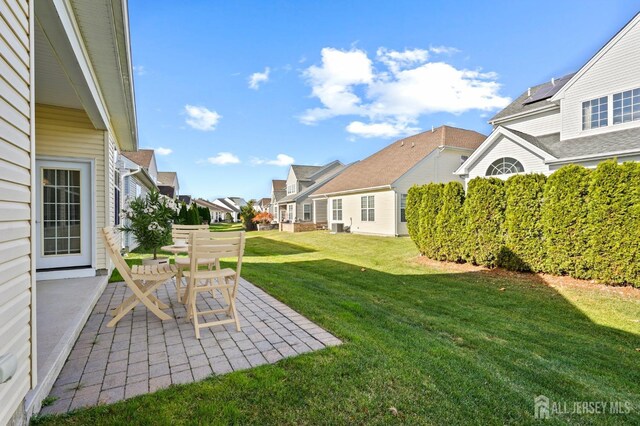 view of yard featuring a patio area