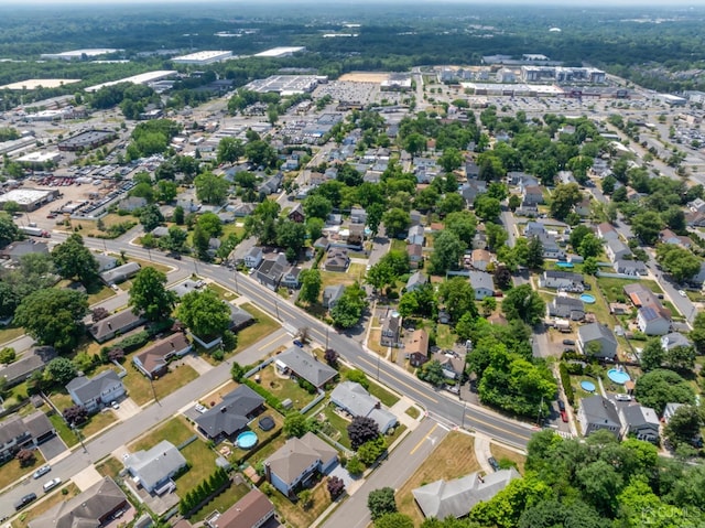 birds eye view of property featuring a residential view