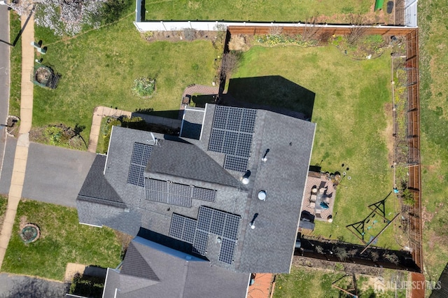 drone / aerial view