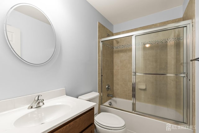 31 Mcgowan Ct, Old Bridge, NJ 08857 - full bathroom with vanity and bath / shower combo with glass door