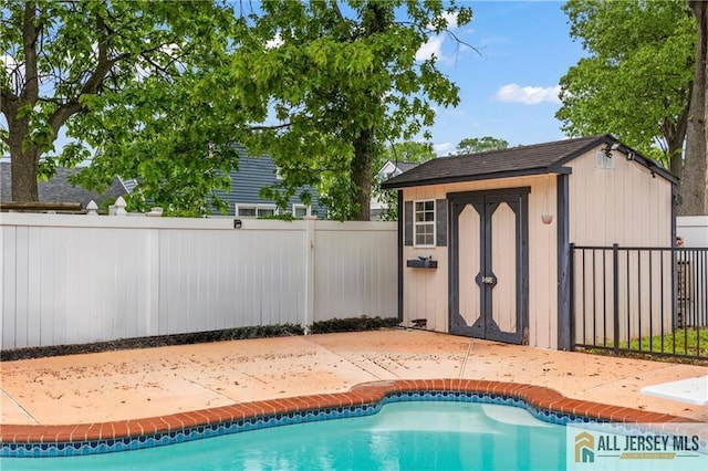 36 George Ave, Old Bridge, NJ 08857 - view of pool with a patio and a fenced backyard