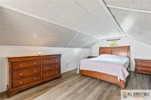 36 George Ave, Old Bridge, NJ 08857 - bedroom featuring wood finished floors and lofted ceiling