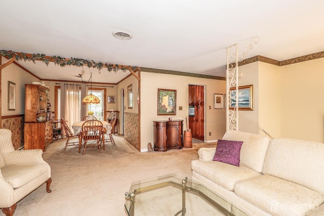104 Elizabeth Ave, Iselin, NJ 08830 - living room with ornamental molding and light colored carpet