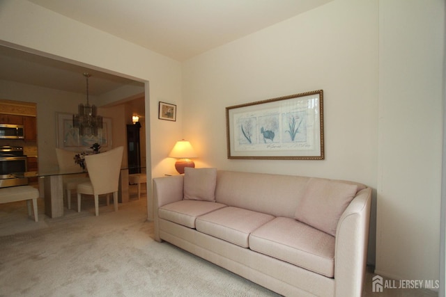 59-A Yorkshire Dr, Monroe, NJ 08831 - living room with light colored carpet