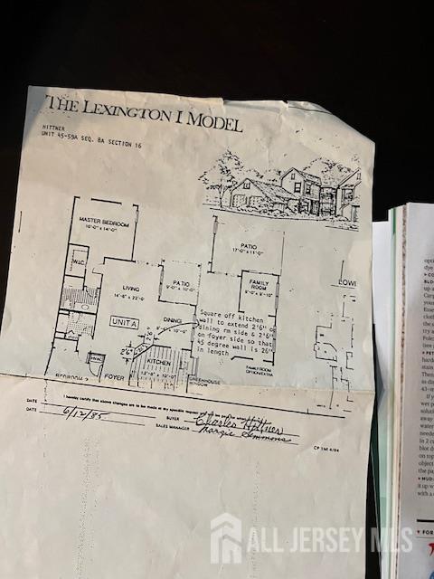 59-A Yorkshire Dr, Monroe, NJ 08831 - view of floor plan / room layout