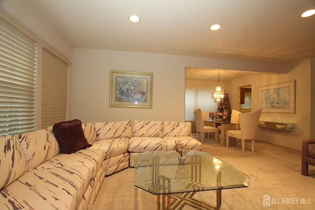 59-A Yorkshire Dr, Monroe, NJ 08831 - living room with carpet and recessed lighting