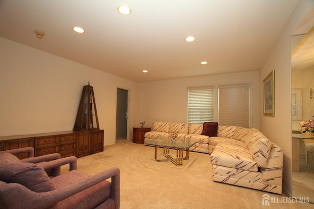 59-A Yorkshire Dr, Monroe, NJ 08831 - living area with light colored carpet and recessed lighting