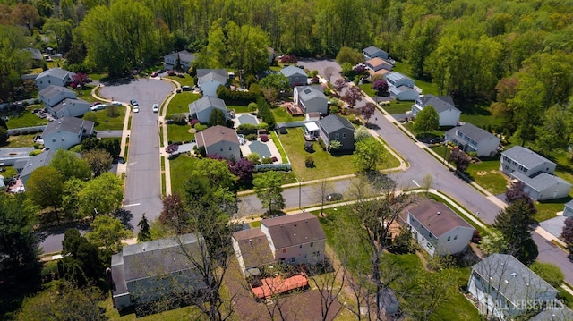 4 Harvey Rd, South Brunswick, NJ 08852 - aerial view of property and surrounding area with nearby suburban area and a heavily wooded area
