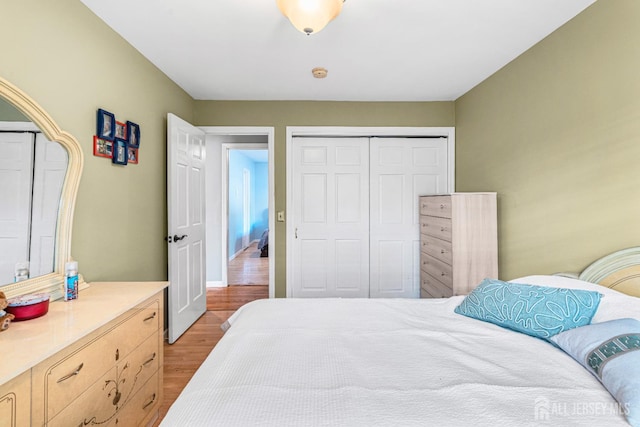 34 Brookside Ave, Old Bridge, NJ 08857 - bedroom featuring wood finished floors and a closet
