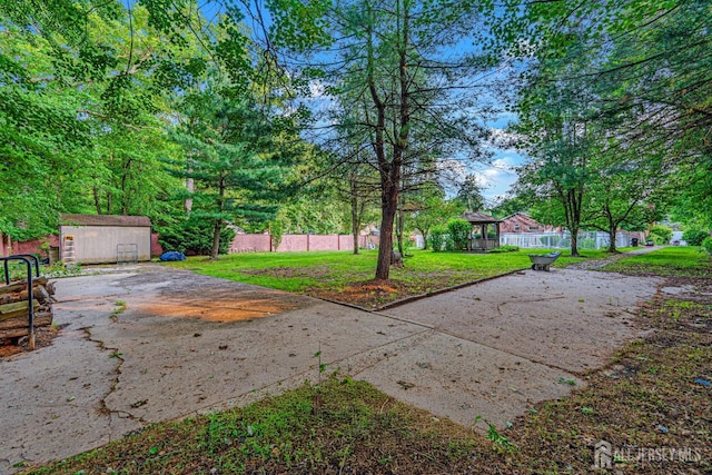 34 Brookside Ave, Old Bridge, NJ 08857 - view of yard featuring a gazebo