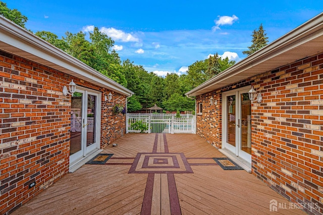 34 Brookside Ave, Old Bridge, NJ 08857 - deck with french doors