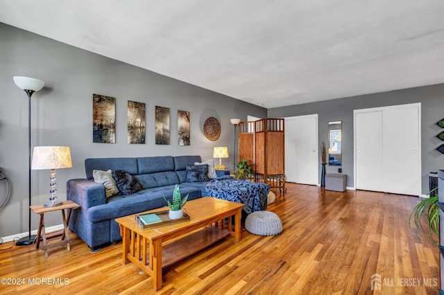 32 Woodedge Ave Unit 5, Edison, NJ 08817 - living room featuring wood finished floors