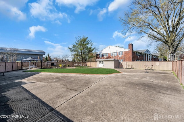 32 Woodedge Ave Unit 5, Edison, NJ 08817 - view of patio / terrace featuring a gazebo and an outbuilding