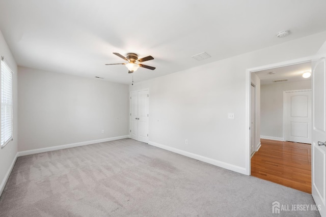 841 Harrell Ave, Woodbridge Proper, NJ 07095 - carpeted spare room featuring a ceiling fan and a smoke detector