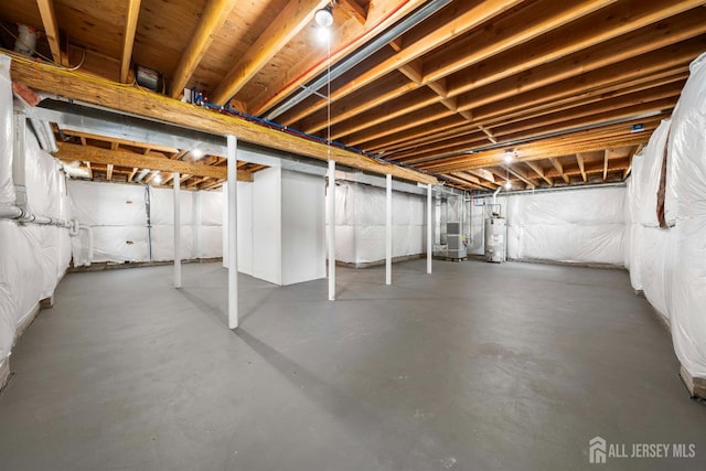 841 Harrell Ave, Woodbridge Proper, NJ 07095 - unfinished basement featuring secured water heater