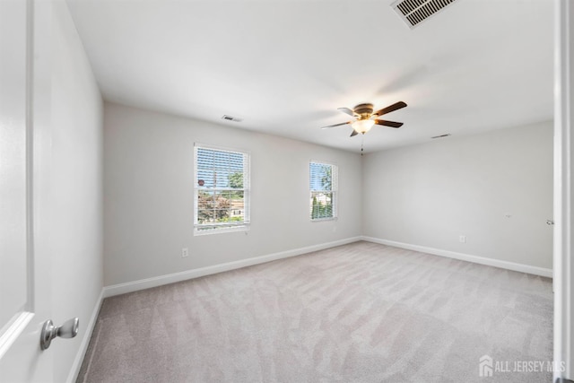 841 Harrell Ave, Woodbridge Proper, NJ 07095 - empty room with light colored carpet and a ceiling fan