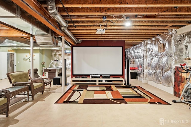 9 Bouvier Ln, South Brunswick, NJ 08816 - view of tiled cinema