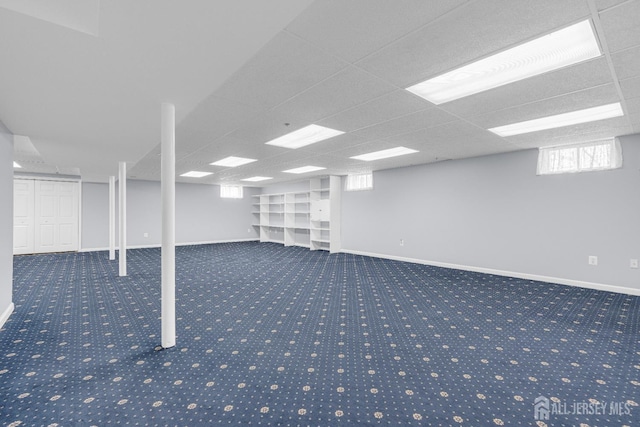 6 Garretson Dr, Franklin, NJ 08823 - below grade area featuring carpet flooring and baseboards