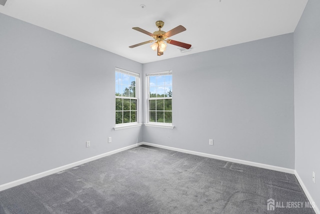 6 Garretson Dr, Franklin, NJ 08823 - carpeted empty room featuring baseboards and a ceiling fan
