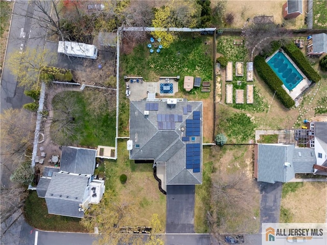 11 Hilltop Blvd N, East Brunswick, NJ 08816 - drone / aerial view of a pool area