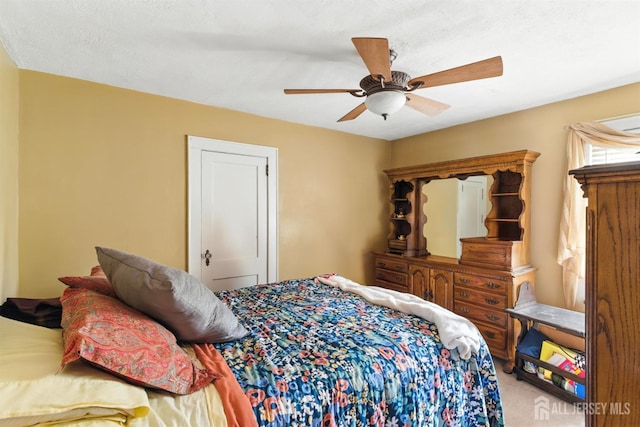 139 Palmer Ave, South Plainfield, NJ 07080 - carpeted bedroom with ceiling fan