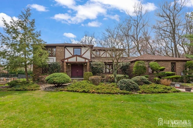 6 Persimmon Ct, East Brunswick, NJ 08816 - tudor house with brick siding