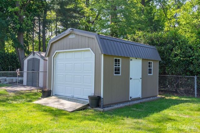 33 Orchard Rd, Middlesex, NJ 08846 - garage featuring a shed