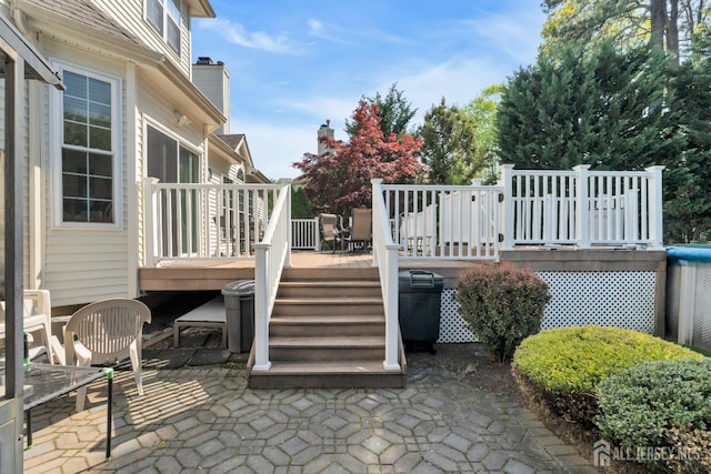 35 Spruce Meadows Dr, Monroe, NJ 08831 - deck featuring stairs and a patio area