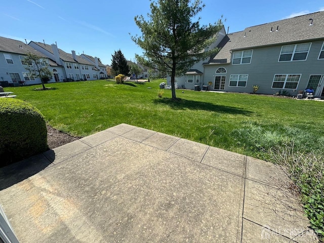 156 Nebula Rd, Piscataway, NJ 08854 - view of grassy yard with a residential view and a patio area