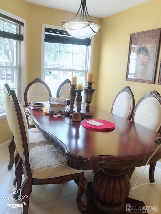 156 Nebula Rd, Piscataway, NJ 08854 - dining area featuring plenty of natural light and tile patterned floors