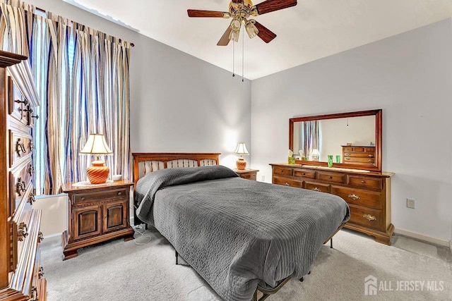 32 Prusakowski Blvd, Sayreville, NJ 08859 - bedroom with light colored carpet and ceiling fan