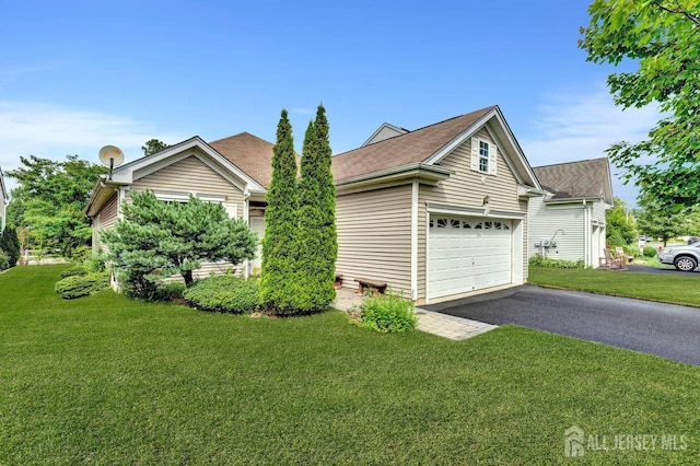 32 Prusakowski Blvd, Sayreville, NJ 08859 - view of front of house with a garage, a front lawn, and driveway