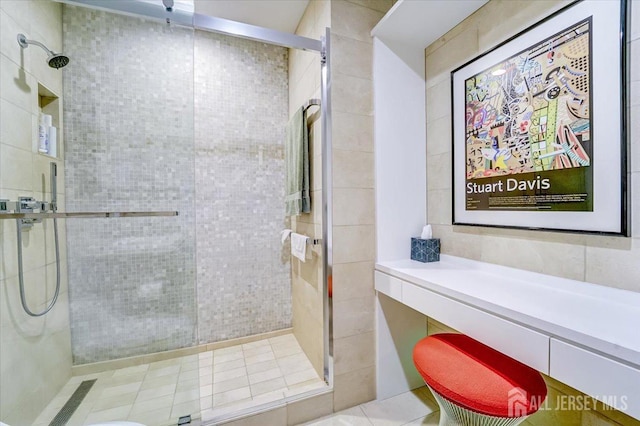 1580 Mountain Top Rd, Bridgewater, NJ 08807 - bathroom featuring a shower stall