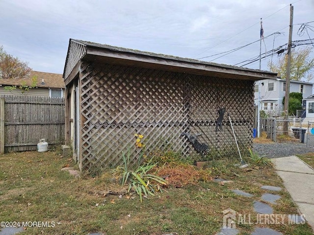 view of side of property