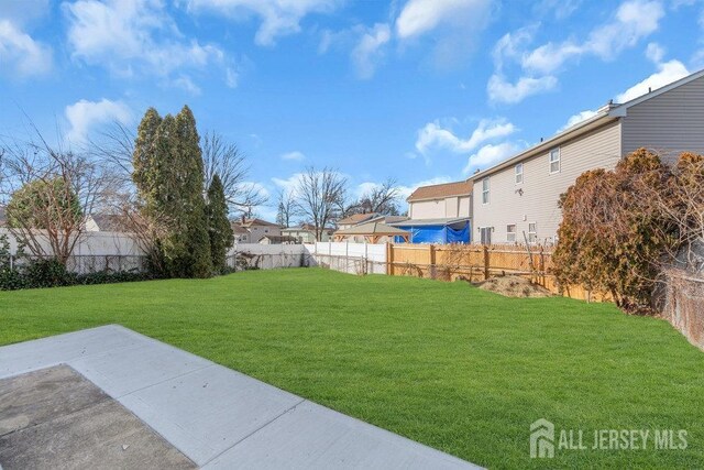 view of yard featuring a patio area