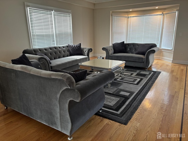 89 Sharot St, Carteret, NJ 07008 - living room with baseboards and wood finished floors