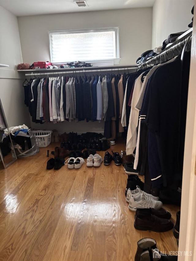 89 Sharot St, Carteret, NJ 07008 - walk in closet featuring wood finished floors