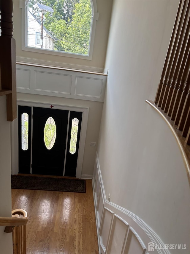 89 Sharot St, Carteret, NJ 07008 - foyer entrance featuring wood finished floors