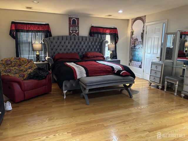 89 Sharot St, Carteret, NJ 07008 - bedroom with light wood-style flooring and recessed lighting