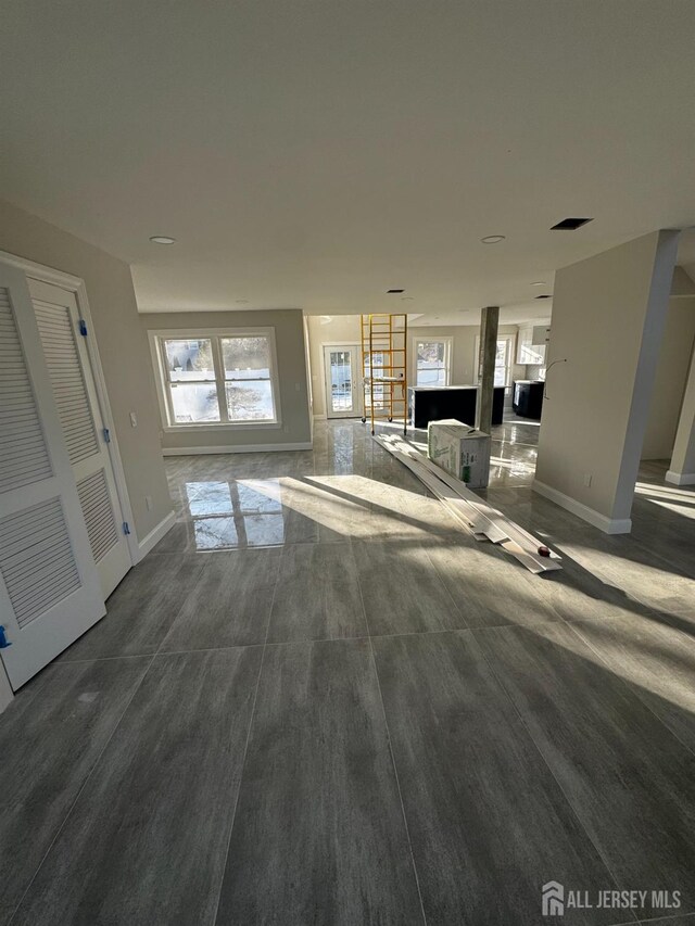 view of unfurnished living room