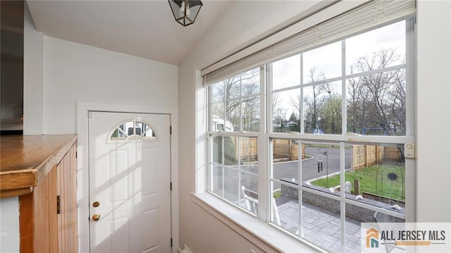 view of doorway to outside