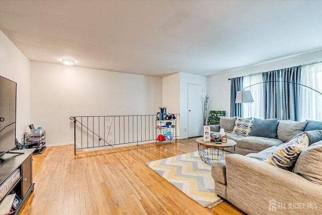 521 Andria Ave Unit 202, Hillsborough, NJ 08844 - living room featuring hardwood / wood-style floors