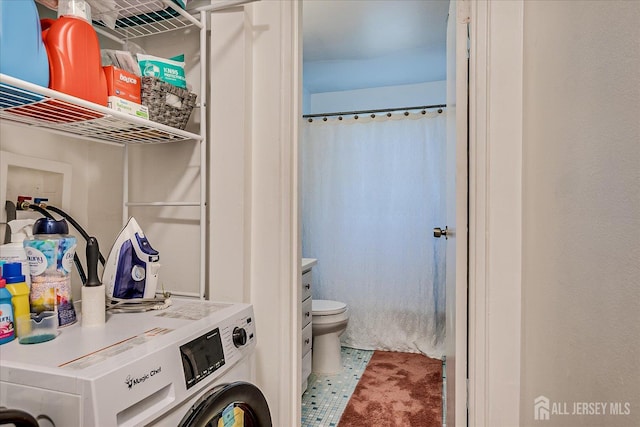 521 Andria Ave Unit 202, Hillsborough, NJ 08844 - laundry room featuring washer / dryer
